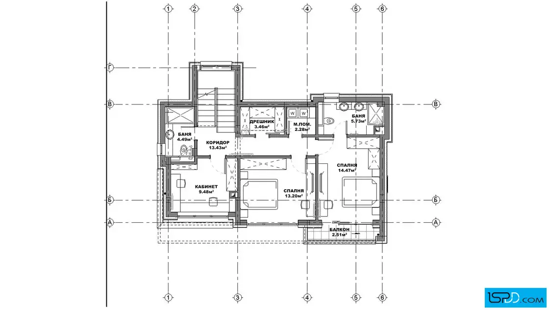План на втори етаж