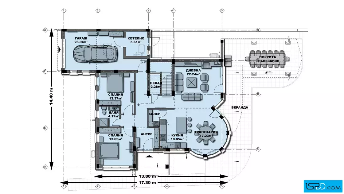 План на първи етаж
