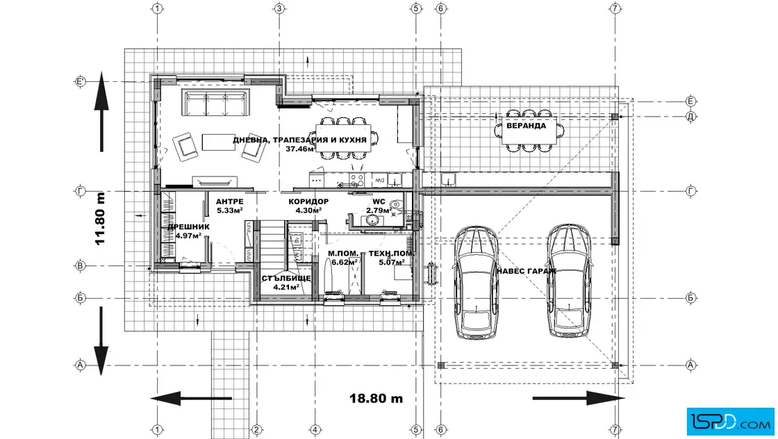План на първи етаж
