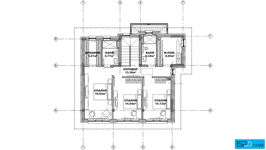 План на втори етаж