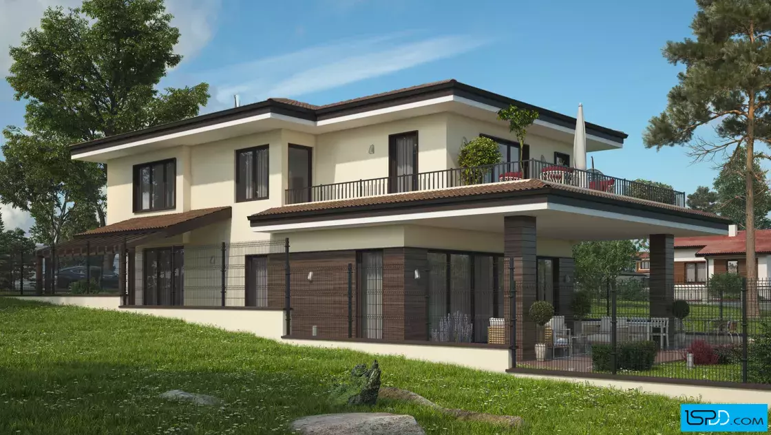 Проект на къща в общ. Елин Пелин