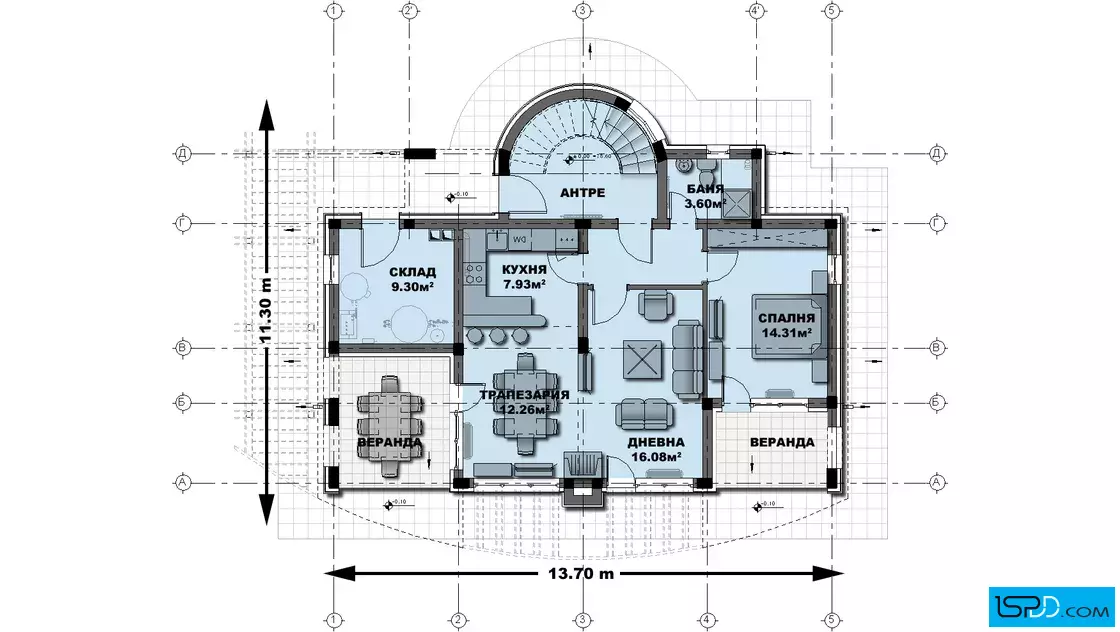 План на първи етаж