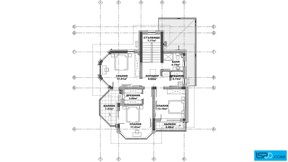 План на втори етаж