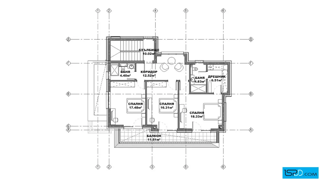 План на втори етаж