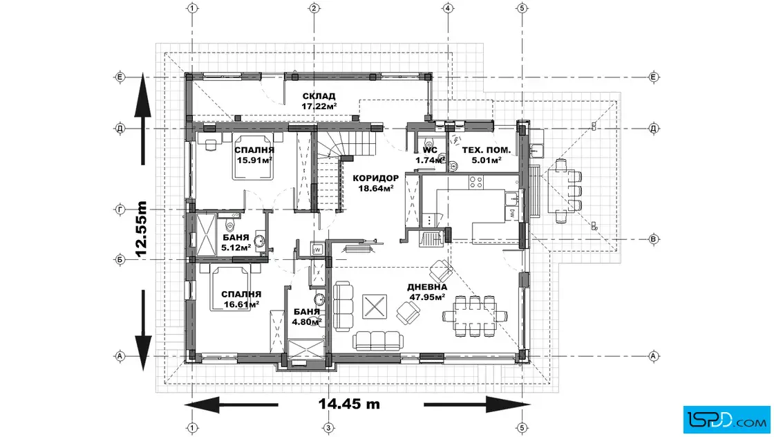 План на първи етаж