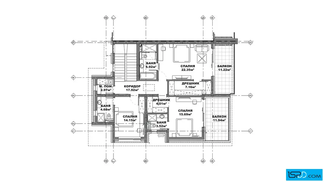 План на втори етаж