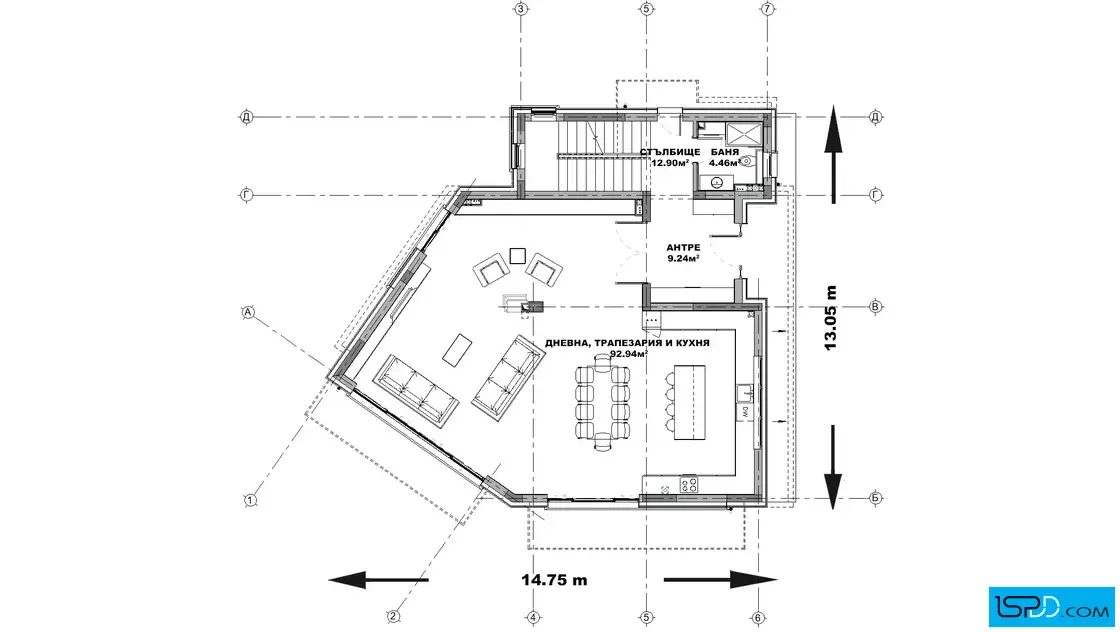 План на първи етаж