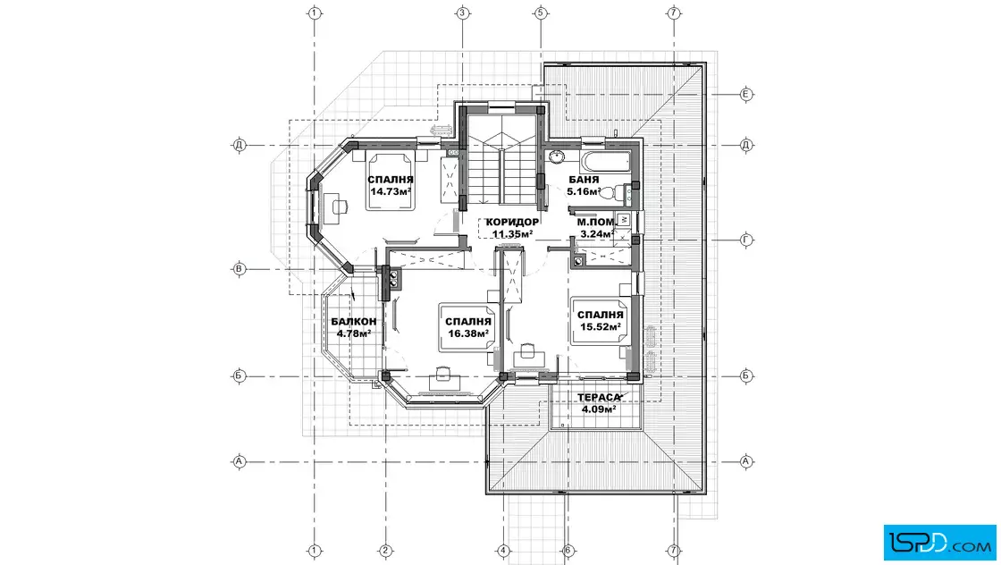 План на втори етаж