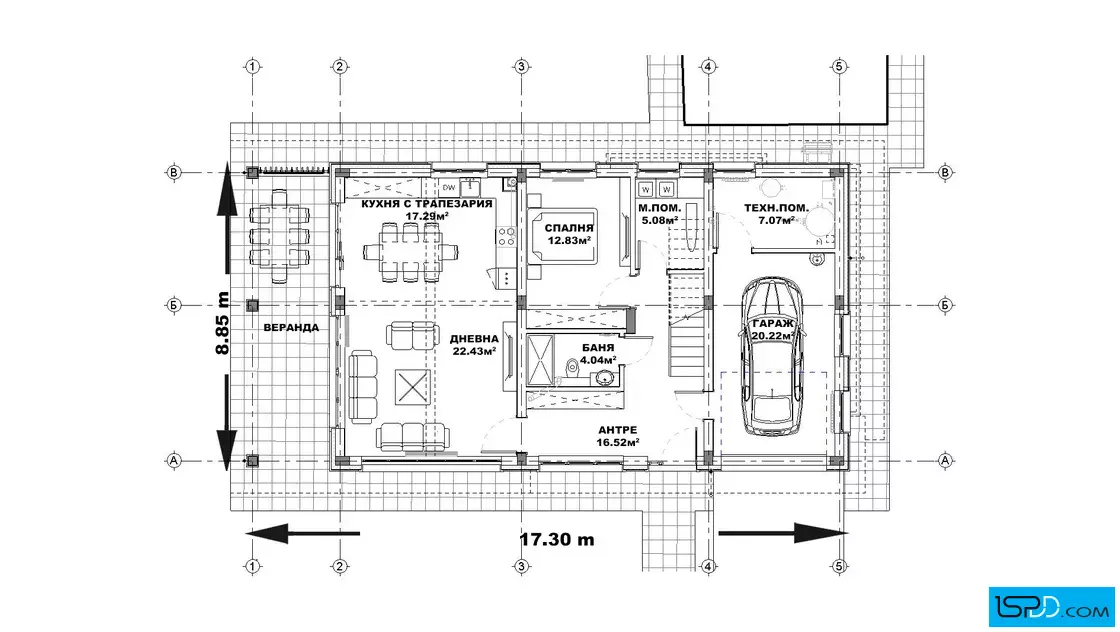 План на първи етаж
