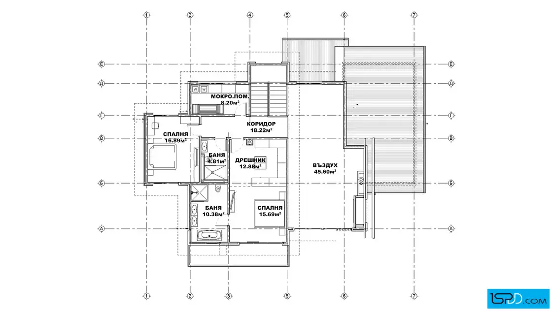 План на втори етаж