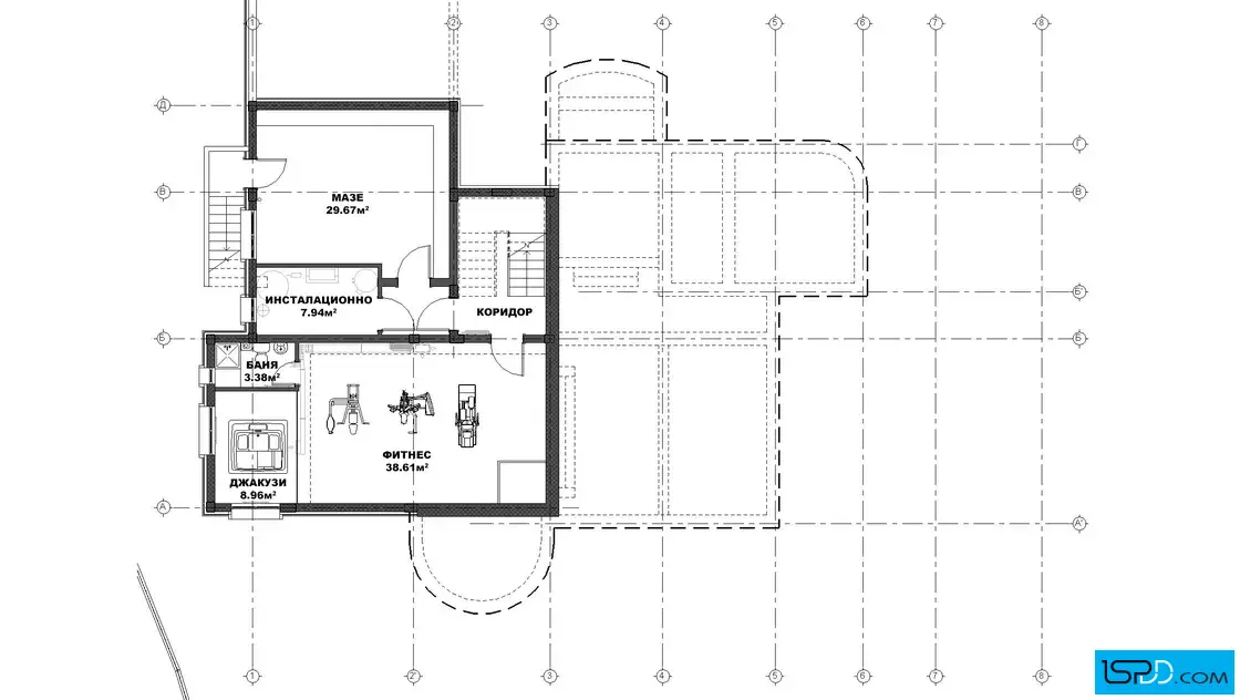 План на подземен етаж