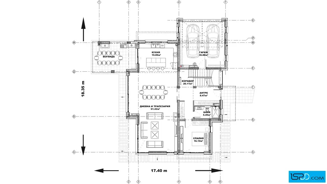 План на първи етаж
