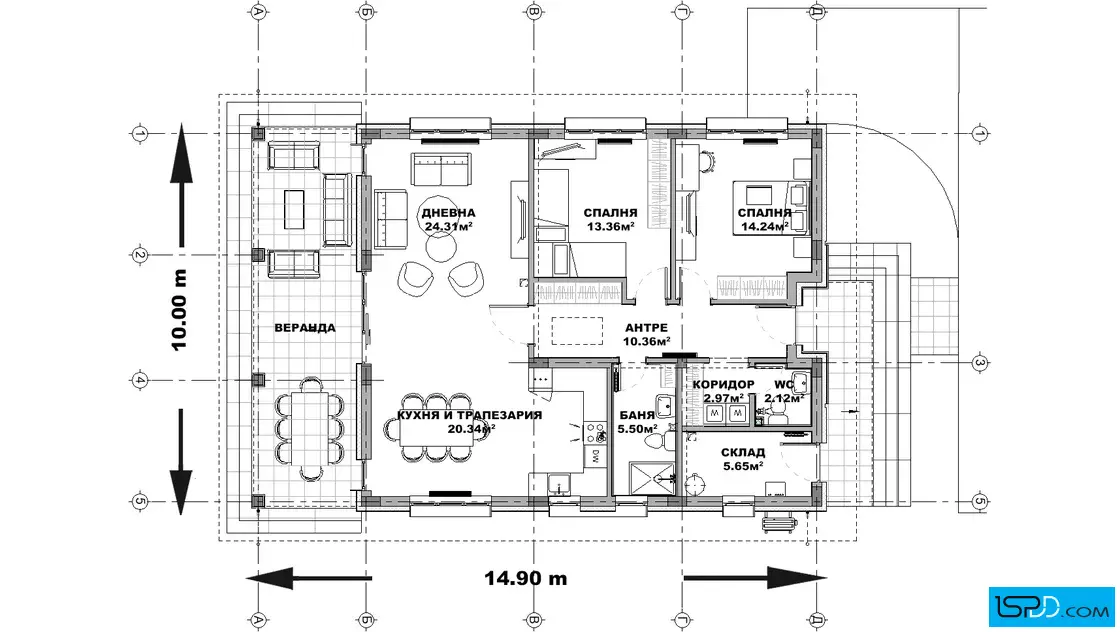 План на първи етаж
