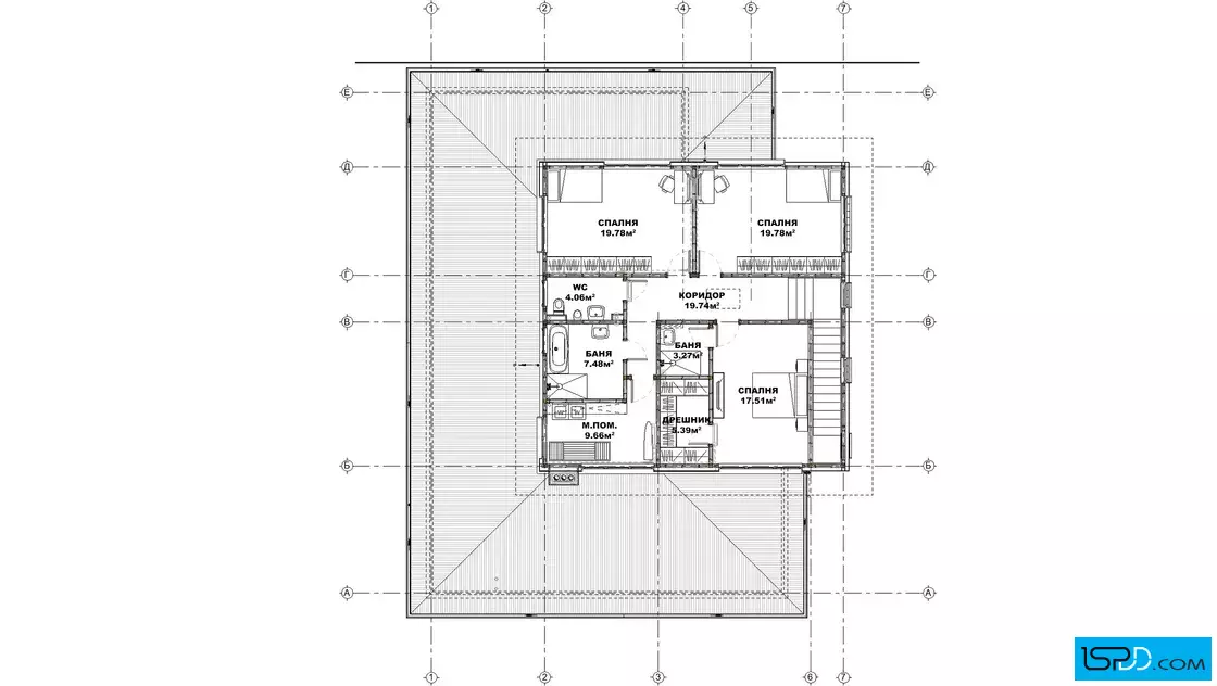 План на втори етаж