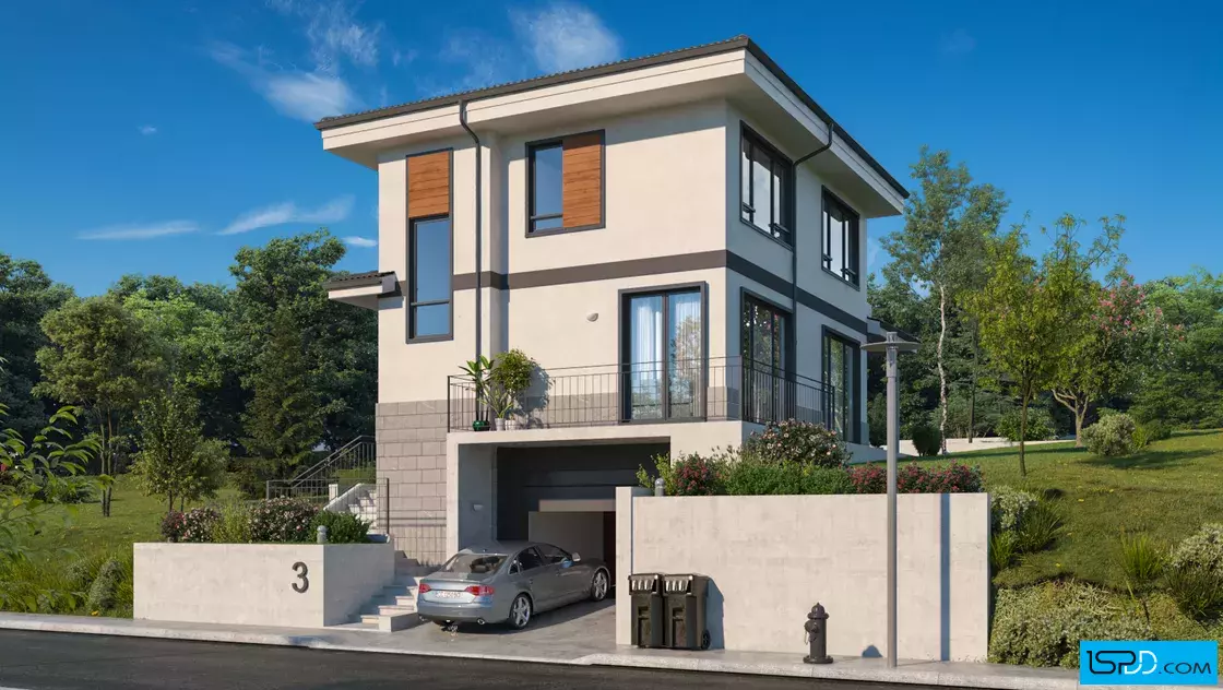 Проект на къща в с. Долно Камарци