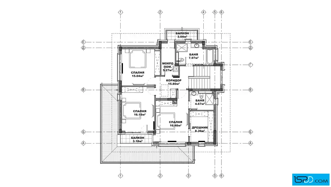 План на втори етаж