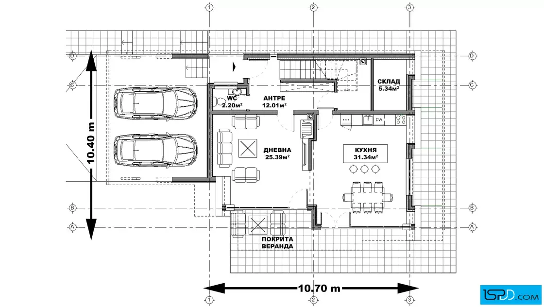 План на първи етаж