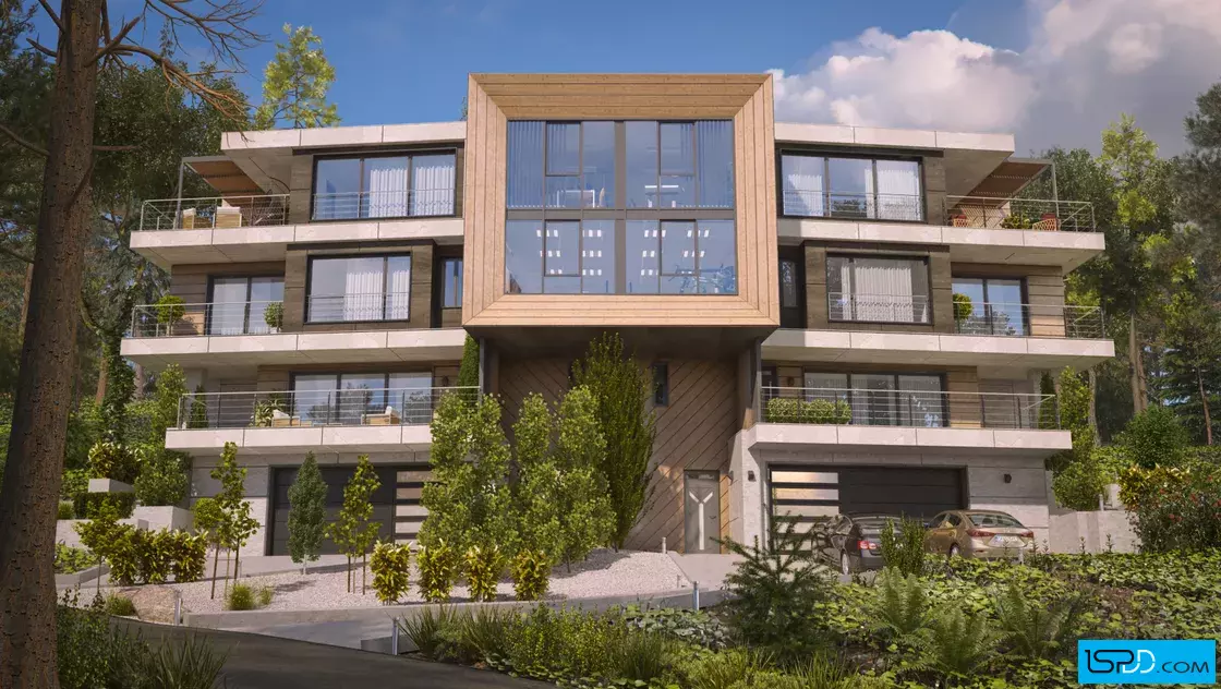 Двуфамилна сградав в с. Лозен