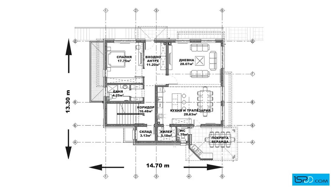 План на първи етаж