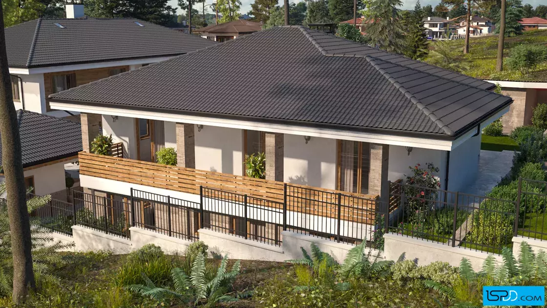 Проект на къща в с. Лозен