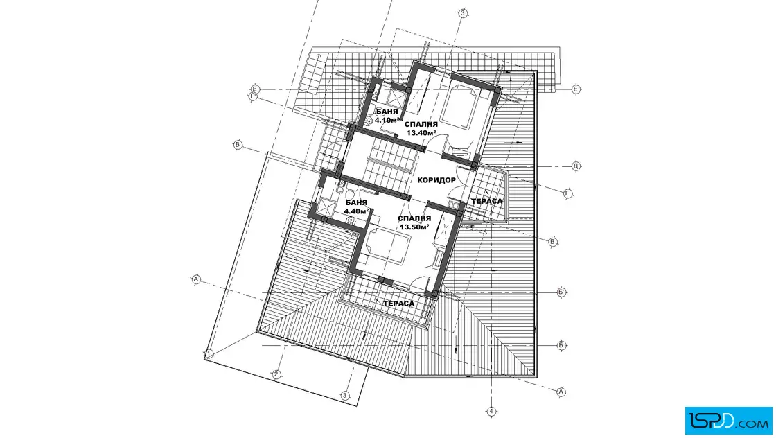 План на трети етаж
