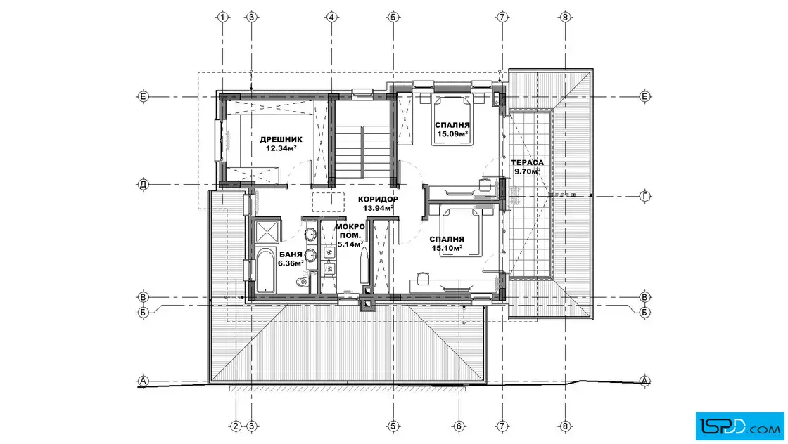 План на втори етаж