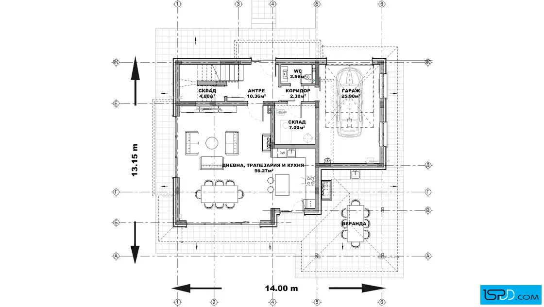 План на първи етаж
