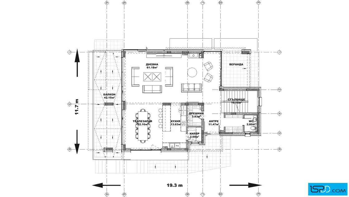 План на първи етаж