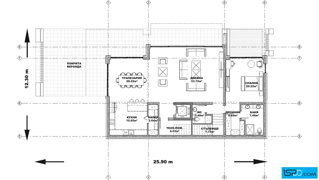 План на първи етаж