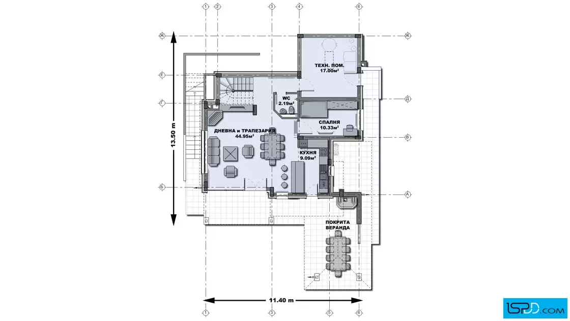 План на първи етаж