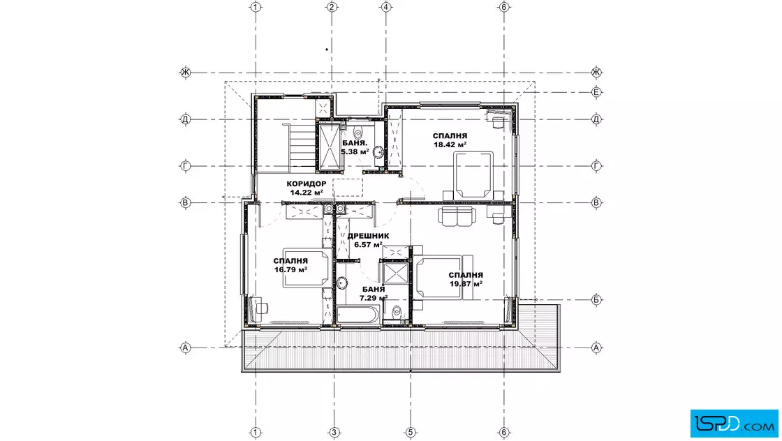 План на втори етаж