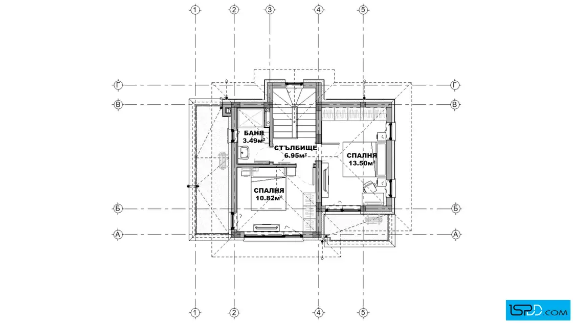План на втори етаж План на втори етаж