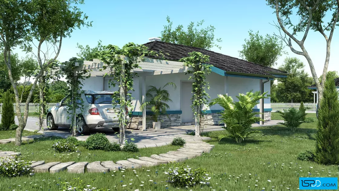 Проект 52 - Дървена сглобяема къща