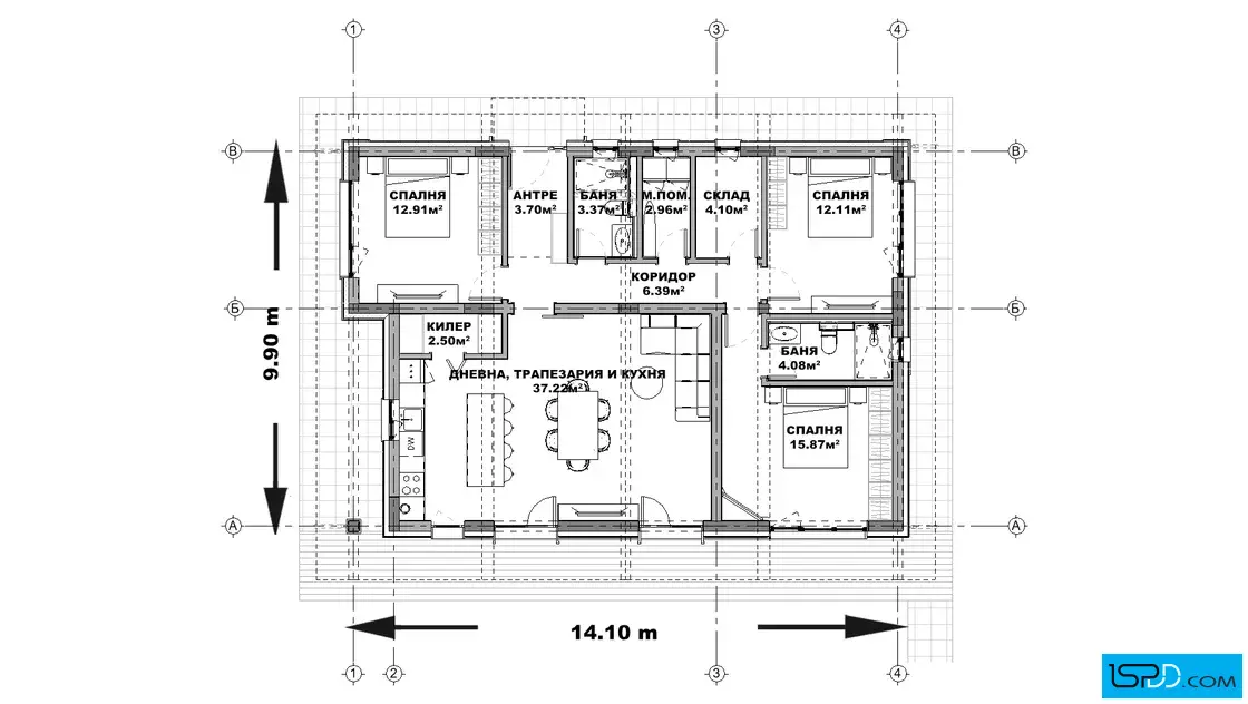 План на първи етаж