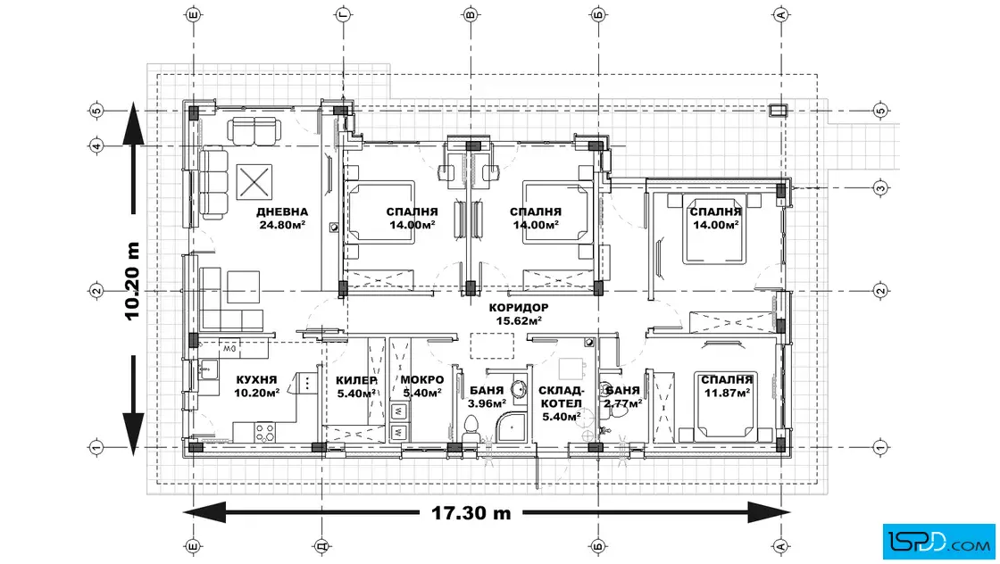 План на първи етаж
