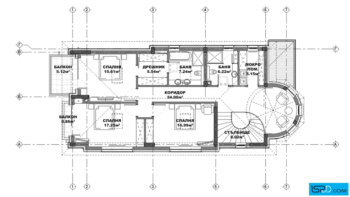 План на втори етаж