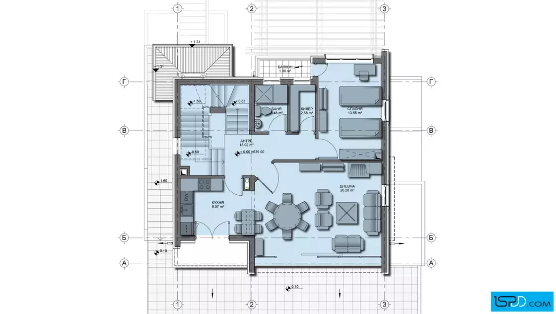 План на първи етаж