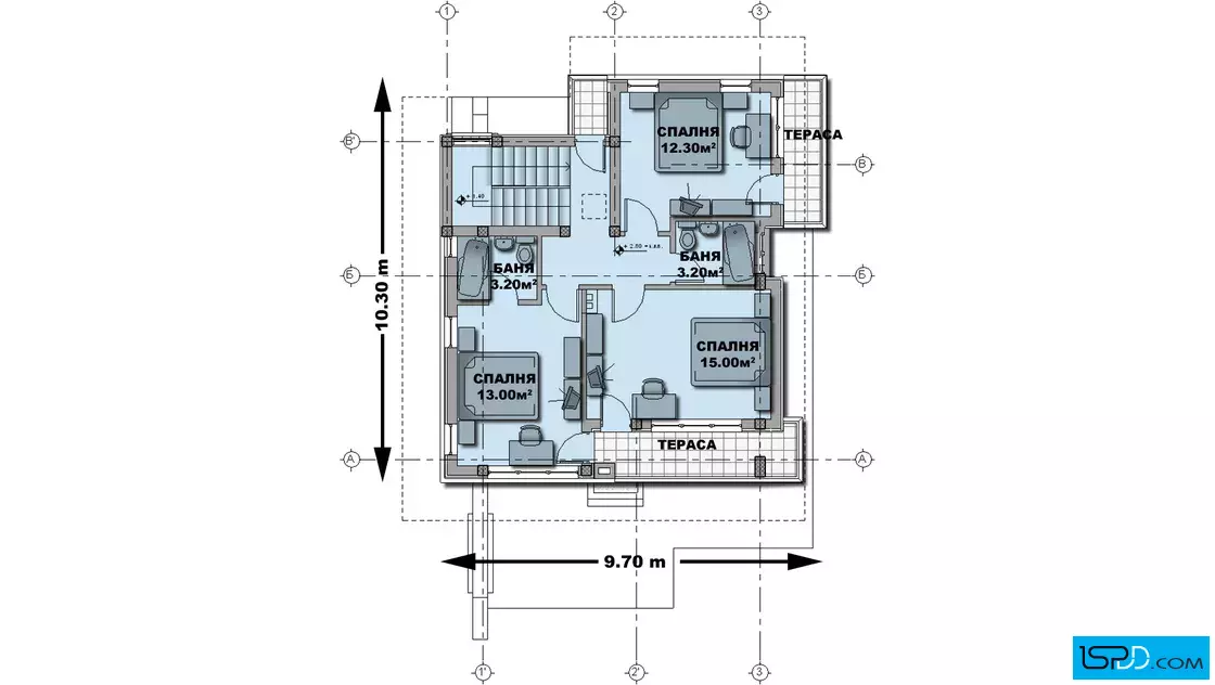 План на втори етаж