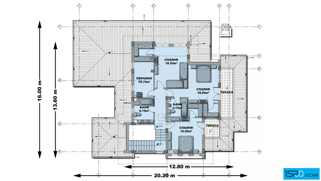 План на втори етаж
