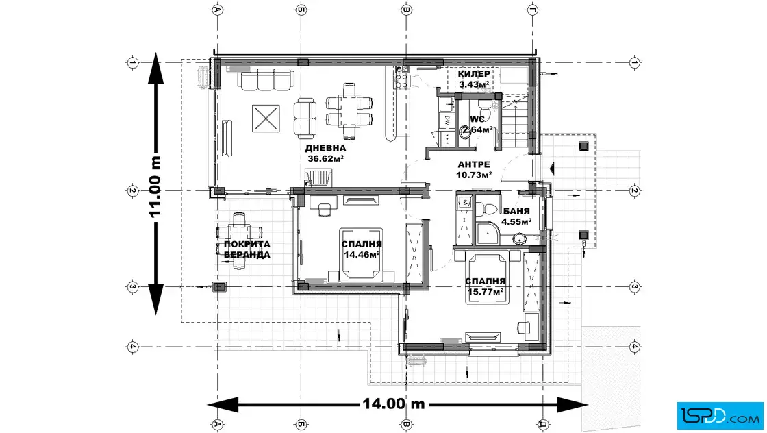 План на първи етаж