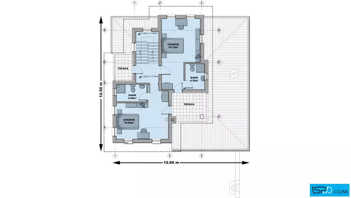 План на втори етаж