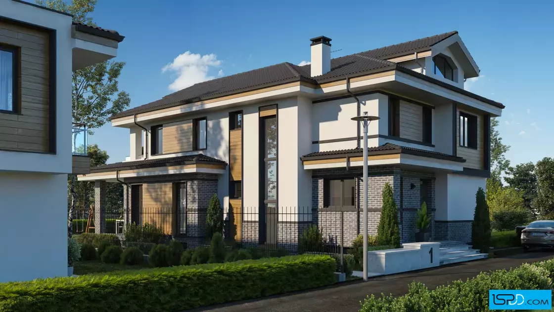 Проект на къща в местност Лахана