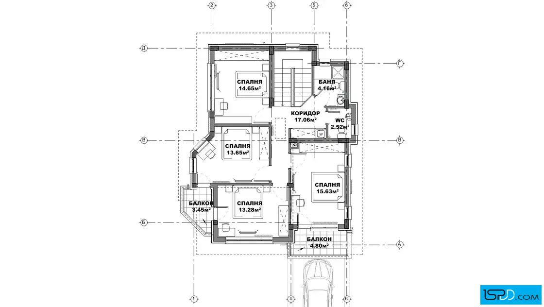 План на втори етаж
