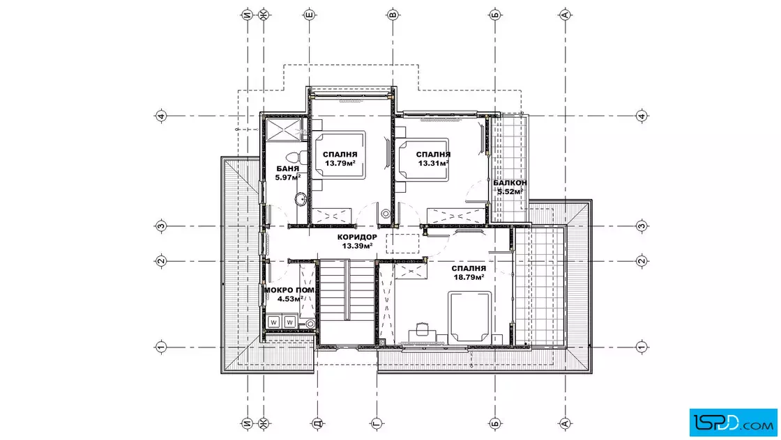 План на втори етаж