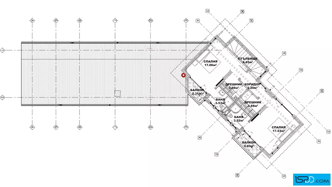 План на втори етаж