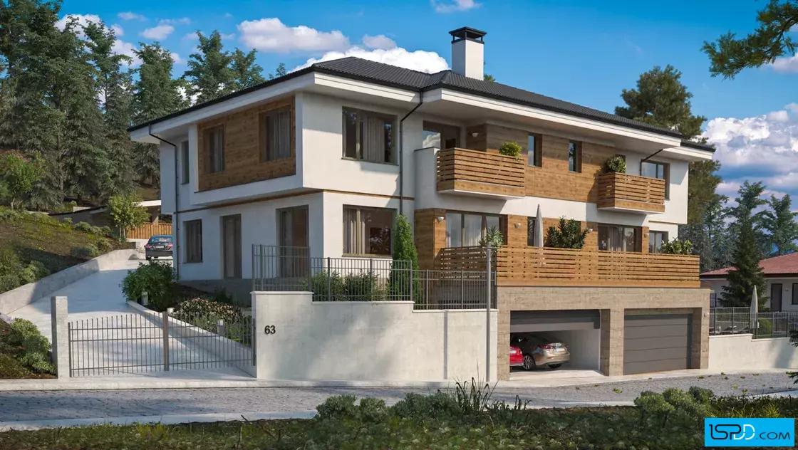 Проект на къща в с. Лозен