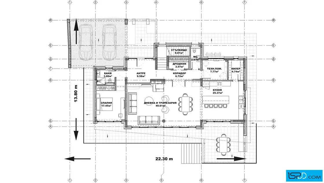 План на първи етаж