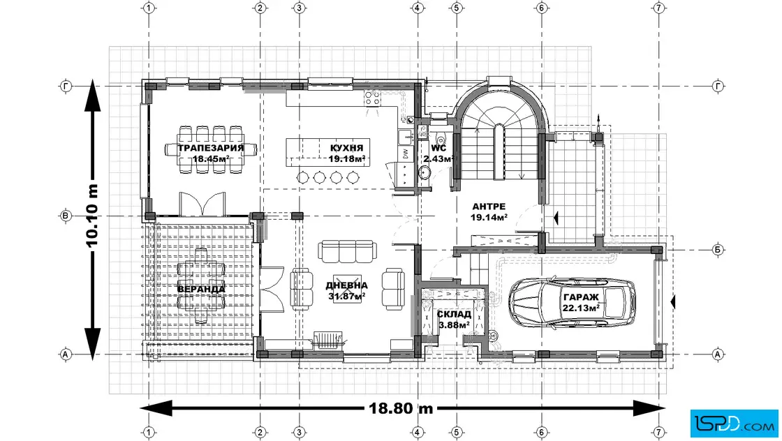 План на първи етаж