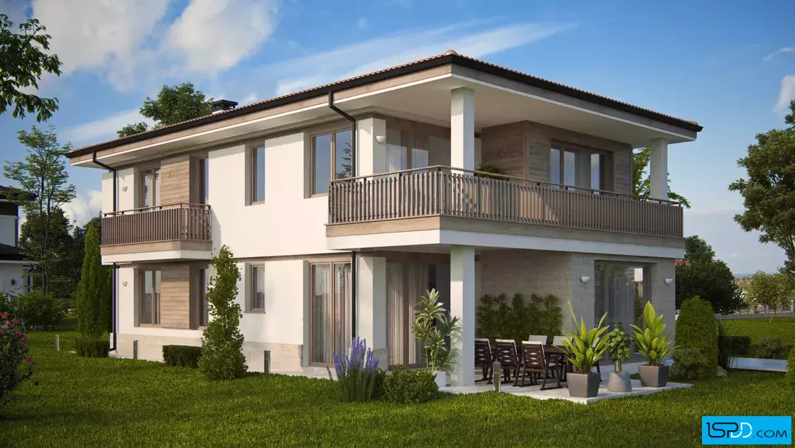 Проект на къща в с. Долно Камарци