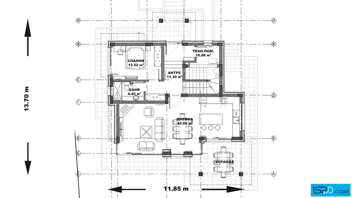 План на първи етаж